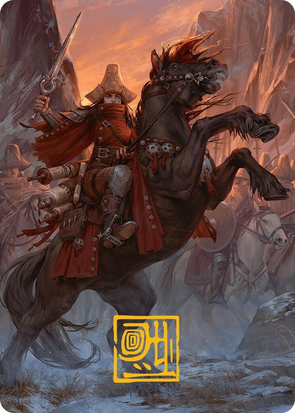 Zealous Conscripts Art Card (Gold-Stamped Signature) (12) [Innistrad Remastered Art Series]