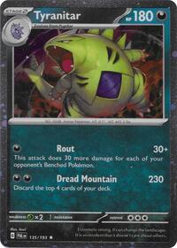 Tyranitar - 135/193 (Cosmo Foil) (135/193) [Miscellaneous Cards and Products]