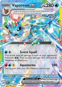 Vaporeon ex - 023/131 (023/131) [SV Prismatic Evolutions]