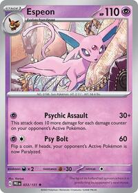 Espeon (033/131) [SV Prismatic Evolutions]
