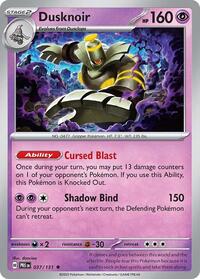 Dusknoir (037/131) [SV Prismatic Evolutions]