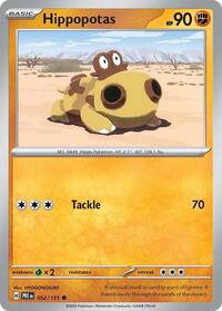 Hippopotas (052/131) [SV Prismatic Evolutions]