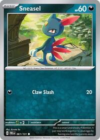 Sneasel (061/131) [SV Prismatic Evolutions]