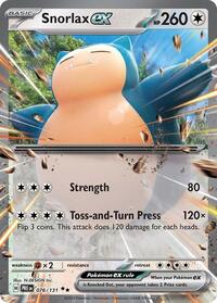 Snorlax ex (076/131) [SV Prismatic Evolutions]