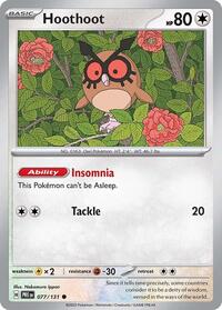Hoothoot (077/131) [SV Prismatic Evolutions]