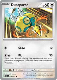Dunsparce (079/131) [SV Prismatic Evolutions]