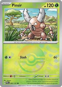 Pinsir (Poke Ball Pattern) (003/131) [SV Prismatic Evolutions]