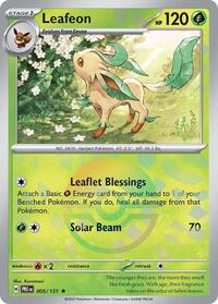 Leafeon (Poke Ball Pattern) (005/131) [SV Prismatic Evolutions]