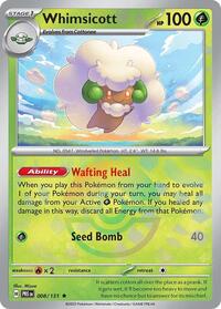 Whimsicott (Poke Ball Pattern) (008/131) [SV Prismatic Evolutions]