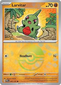 Larvitar (Poke Ball Pattern) (047/131) [SV Prismatic Evolutions]