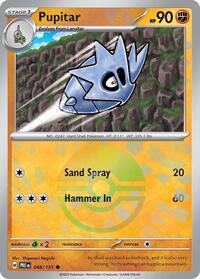 Pupitar (Poke Ball Pattern) (048/131) [SV Prismatic Evolutions]
