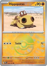 Hippopotas (Poke Ball Pattern) (052/131) [SV Prismatic Evolutions]