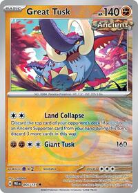 Great Tusk (Poke Ball Pattern) (055/131) [SV Prismatic Evolutions]