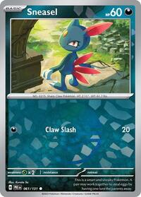 Sneasel (Poke Ball Pattern) (061/131) [SV Prismatic Evolutions]