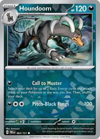 Houndoom (Poke Ball Pattern) (063/131) [SV Prismatic Evolutions]