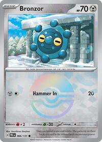 Bronzor (Poke Ball Pattern) (066/131) [SV Prismatic Evolutions]