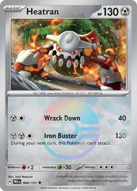 Heatran (Poke Ball Pattern) (068/131) [SV Prismatic Evolutions]