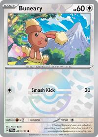 Buneary (Poke Ball Pattern) (083/131) [SV Prismatic Evolutions]