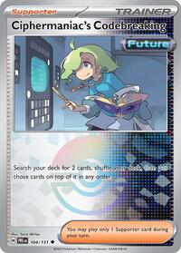 Ciphermaniac's Codebreaking (Poke Ball Pattern) (104/131) [SV Prismatic Evolutions]