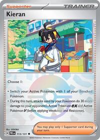 Kieran - 113/131 (Poke Ball Pattern) (113/131) [SV Prismatic Evolutions]