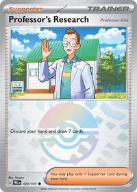 Professor's Research [Professor Elm] (Poke Ball Pattern) (123/131) [SV Prismatic Evolutions]