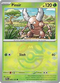 Pinsir (Master Ball Pattern) (003/131) [SV Prismatic Evolutions]