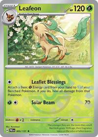 Leafeon (Master Ball Pattern) (005/131) [SV Prismatic Evolutions]