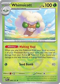 Whimsicott (Master Ball Pattern) (008/131) [SV Prismatic Evolutions]