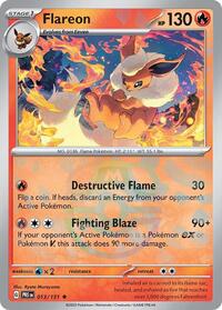 Flareon (Master Ball Pattern) (013/131) [SV Prismatic Evolutions]