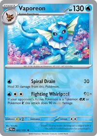 Vaporeon (Master Ball Pattern) (022/131) [SV Prismatic Evolutions]