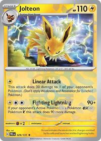 Jolteon (Master Ball Pattern) (029/131) [SV Prismatic Evolutions]