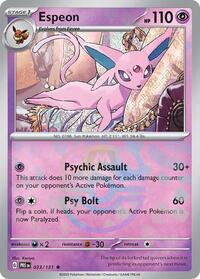 Espeon (Master Ball Pattern) (033/131) [SV Prismatic Evolutions]