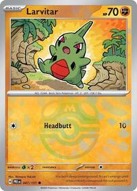 Larvitar (Master Ball Pattern) (047/131) [SV Prismatic Evolutions]