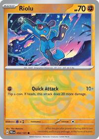 Riolu (Master Ball Pattern) (050/131) [SV Prismatic Evolutions]