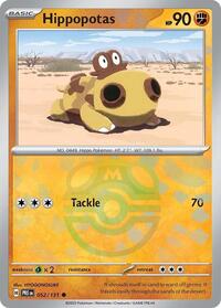 Hippopotas (Master Ball Pattern) (052/131) [SV Prismatic Evolutions]