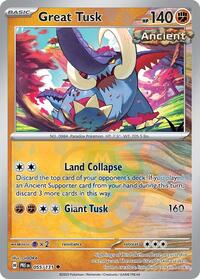 Great Tusk (Master Ball Pattern) (055/131) [SV Prismatic Evolutions]