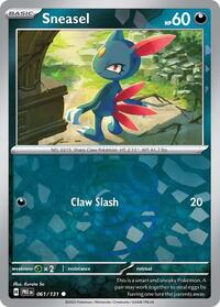 Sneasel (Master Ball Pattern) (061/131) [SV Prismatic Evolutions]
