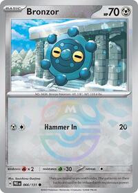 Bronzor (Master Ball Pattern) (066/131) [SV Prismatic Evolutions]