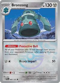 Bronzong (Master Ball Pattern) (067/131) [SV Prismatic Evolutions]