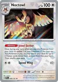 Noctowl (Master Ball Pattern) (078/131) [SV Prismatic Evolutions]