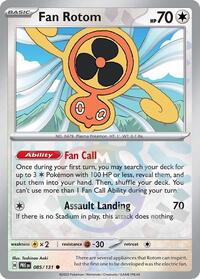 Fan Rotom (Master Ball Pattern) (085/131) [SV Prismatic Evolutions]