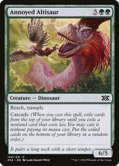 Annoyed Altisaur (134) [Double Masters 2022]