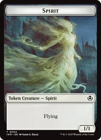 Spirit // Human (0002) Double-Sided Token (2 // 4) [Innistrad Remastered]