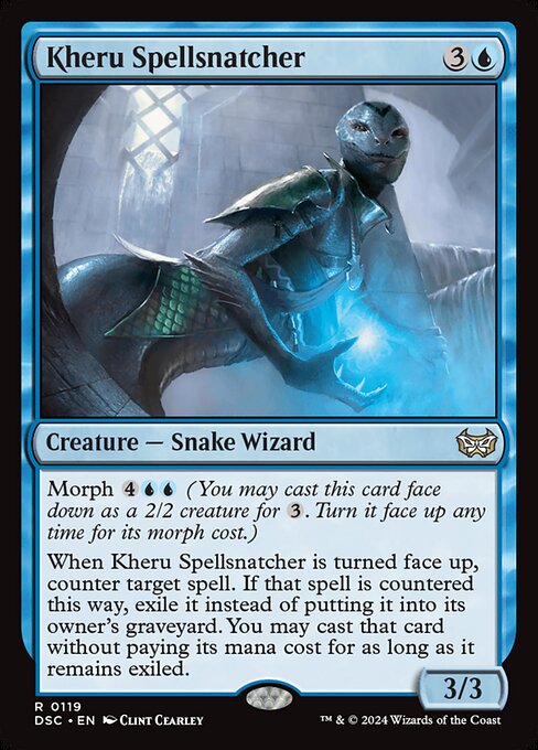 Kheru Spellsnatcher (119) [Duskmourn: House of Horror Commander]