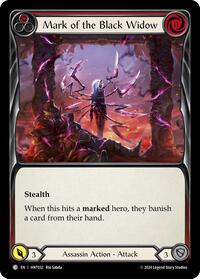 Mark of the Black Widow (Red) (HNT032) [The Hunted]