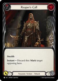 Reaper's Call (Red) (HNT044) [The Hunted]