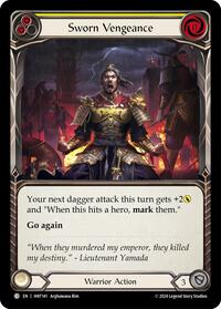 Sworn Vengeance (Yellow) (HNT141) [The Hunted]