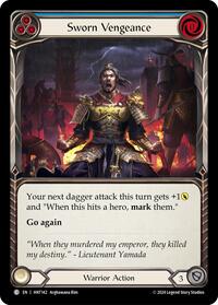 Sworn Vengeance (Blue) (HNT142) [The Hunted]