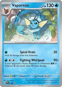 Vaporeon - 168 (168) [SV Scarlet and Violet Promo Cards]