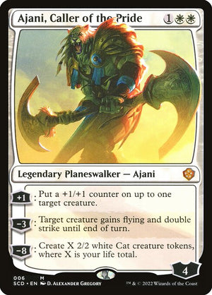 Ajani, Caller of the Pride (6) [Starter Commander Decks]